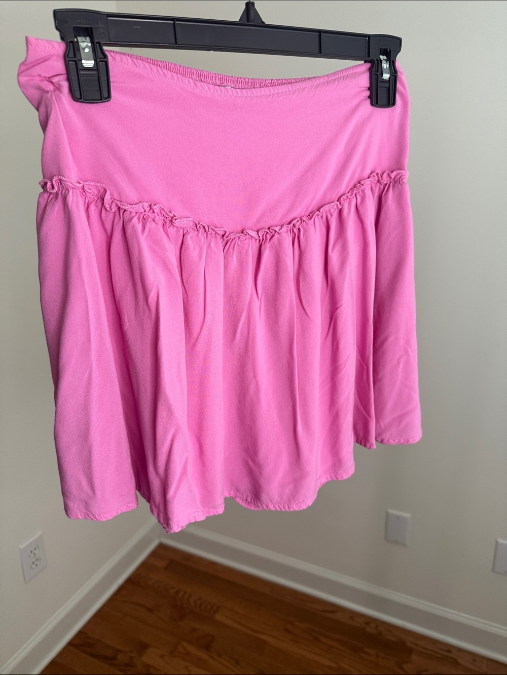 Love, Fire Hot Pink Smocked pink skort